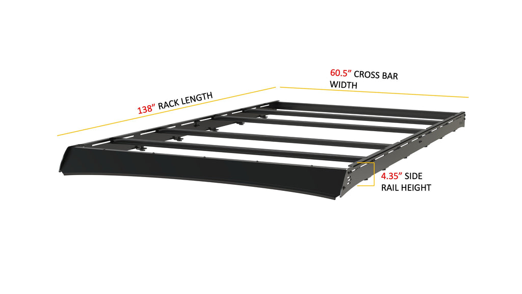 SPRINTER 144" LOW ROOF STEALTH 2.0 ROOF RACK