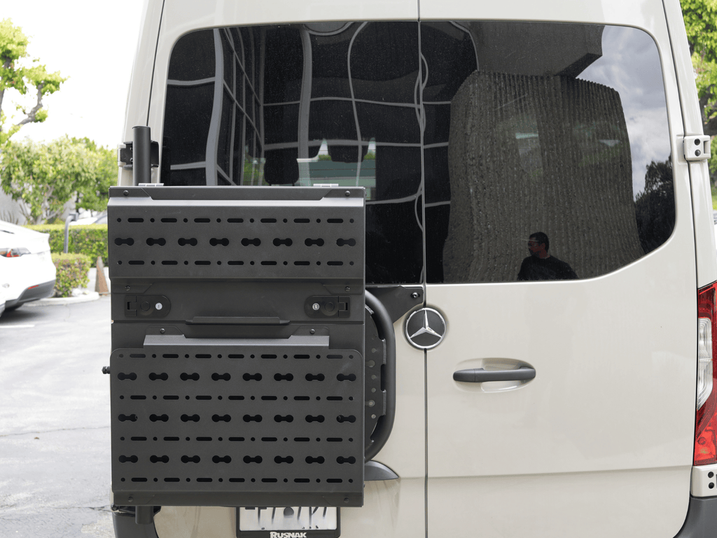 Sprinter Rear Tire Carrier with Molle Panel